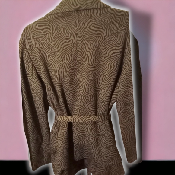 A Gianetti | tiered long wrap peacoat - Picture 2 of 6